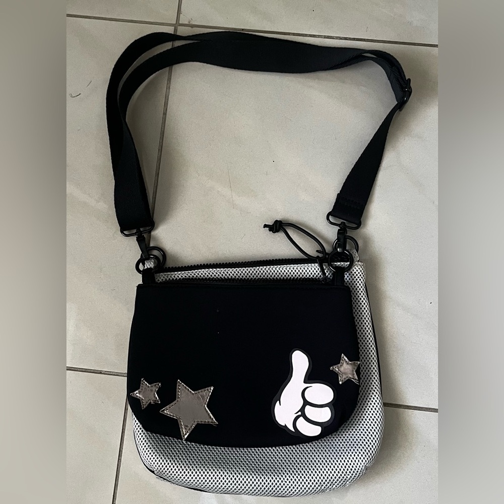Ideology Crossbody Black and Gray Purse Set